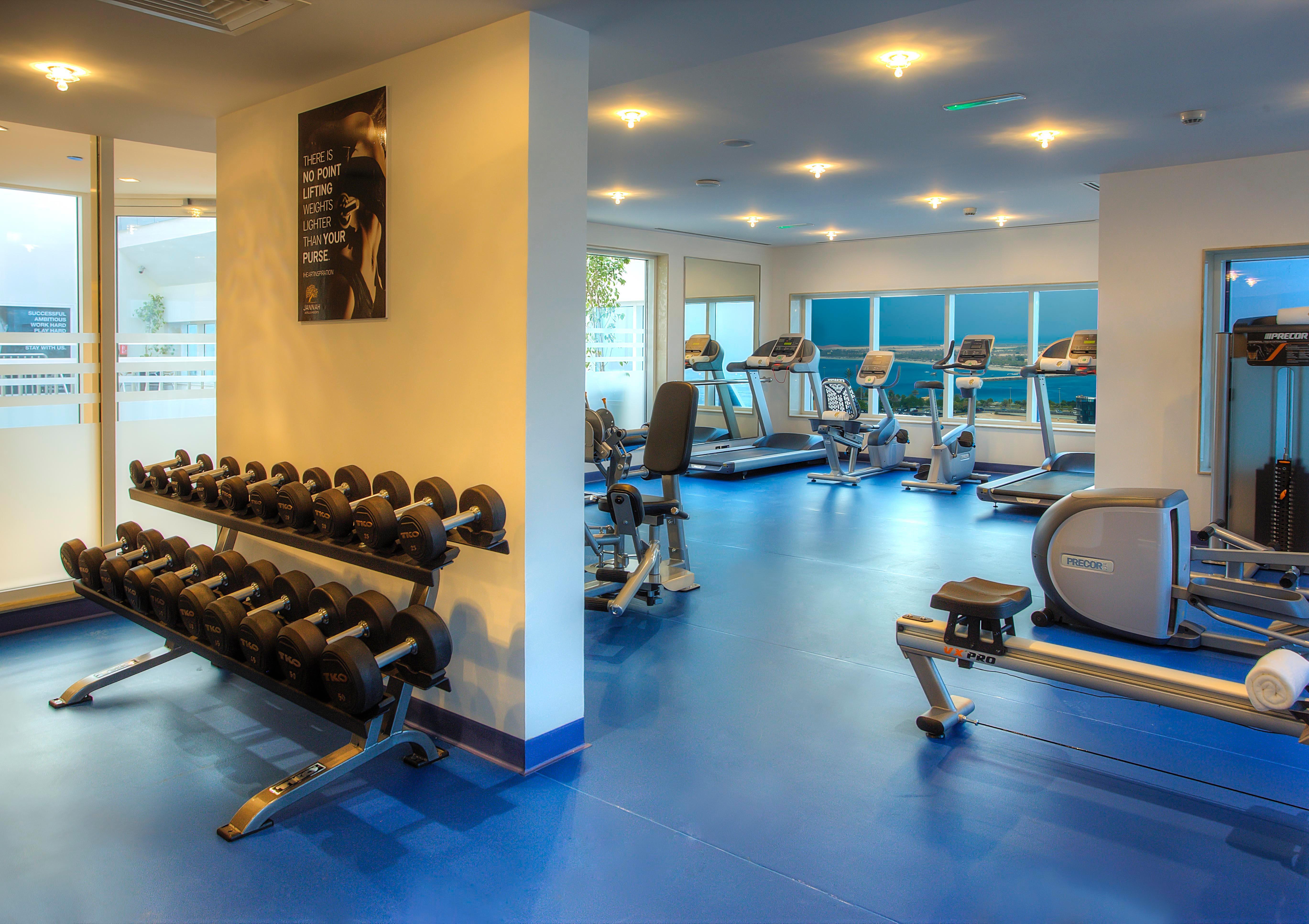 Hotel Jannah Burj Al Sarab Abu Dhabi Esterno foto The gym at the hotel