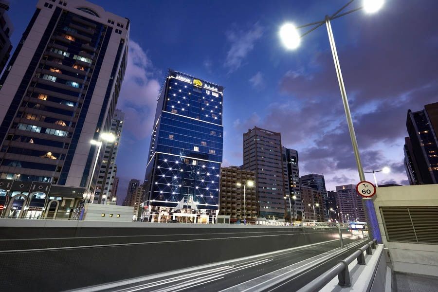 Hotel Jannah Burj Al Sarab Abu Dhabi Esterno foto The new city of Lusail